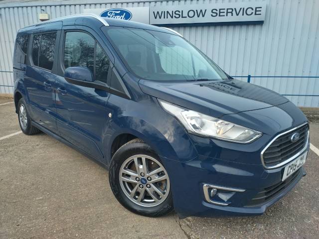 Ford Grand Tourneo Connect 1.5 EcoBlue 120 Titanium 5dr MPV Diesel Blue